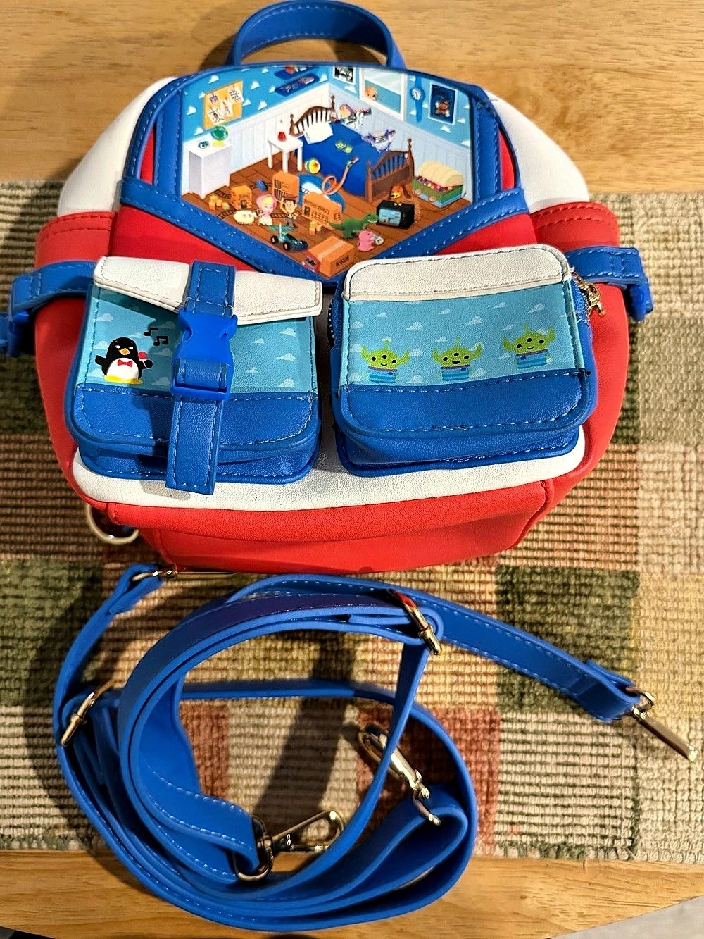 Loungefly Pixar Toy Story Andy’s Room mini backpack